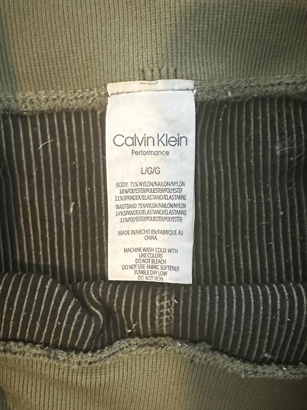 Calvin Klein soft ribbed